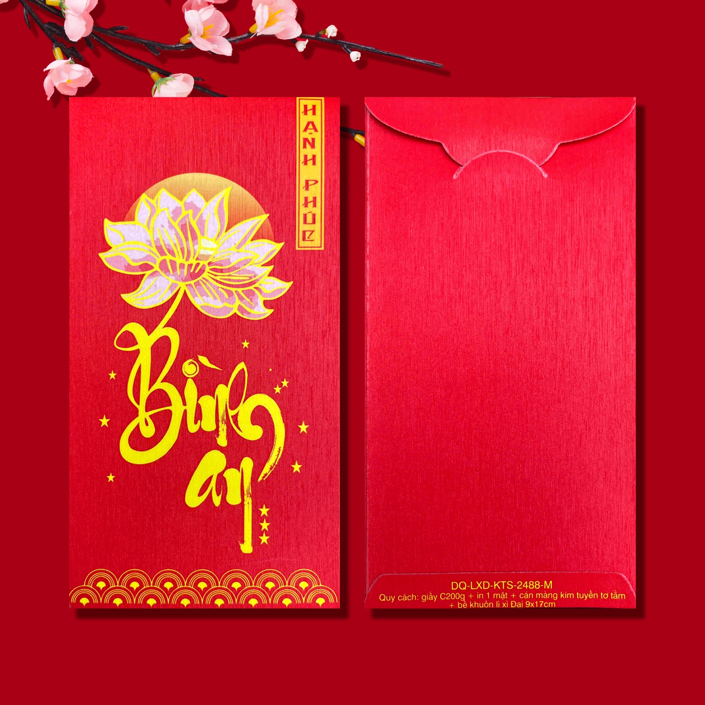  Bao Lì Xì Đại 9x17cm-In KTS