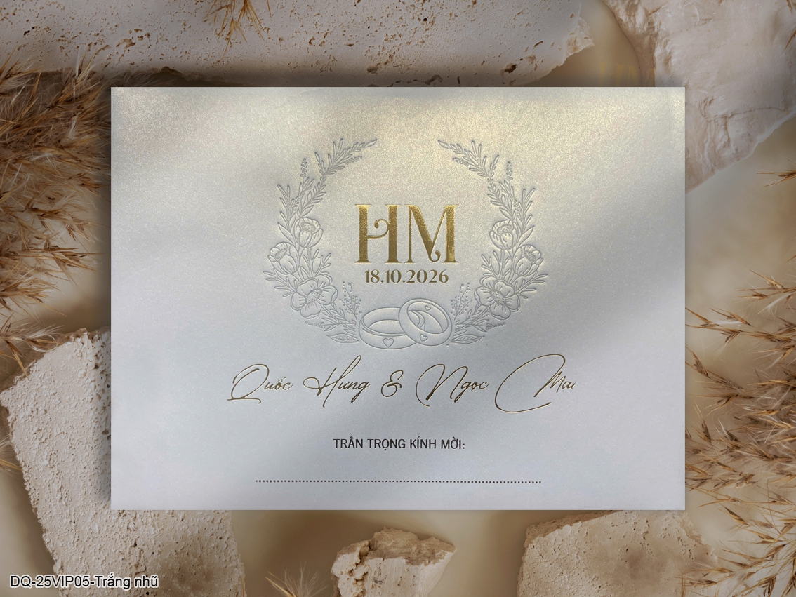 DQ-25VIP05 - Trắng nhũ