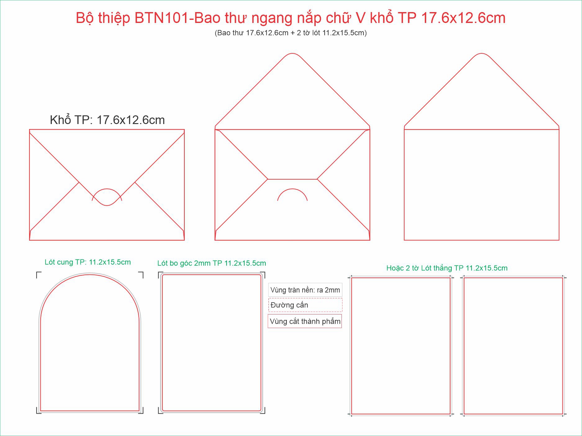 Bộ thiệp BTN101