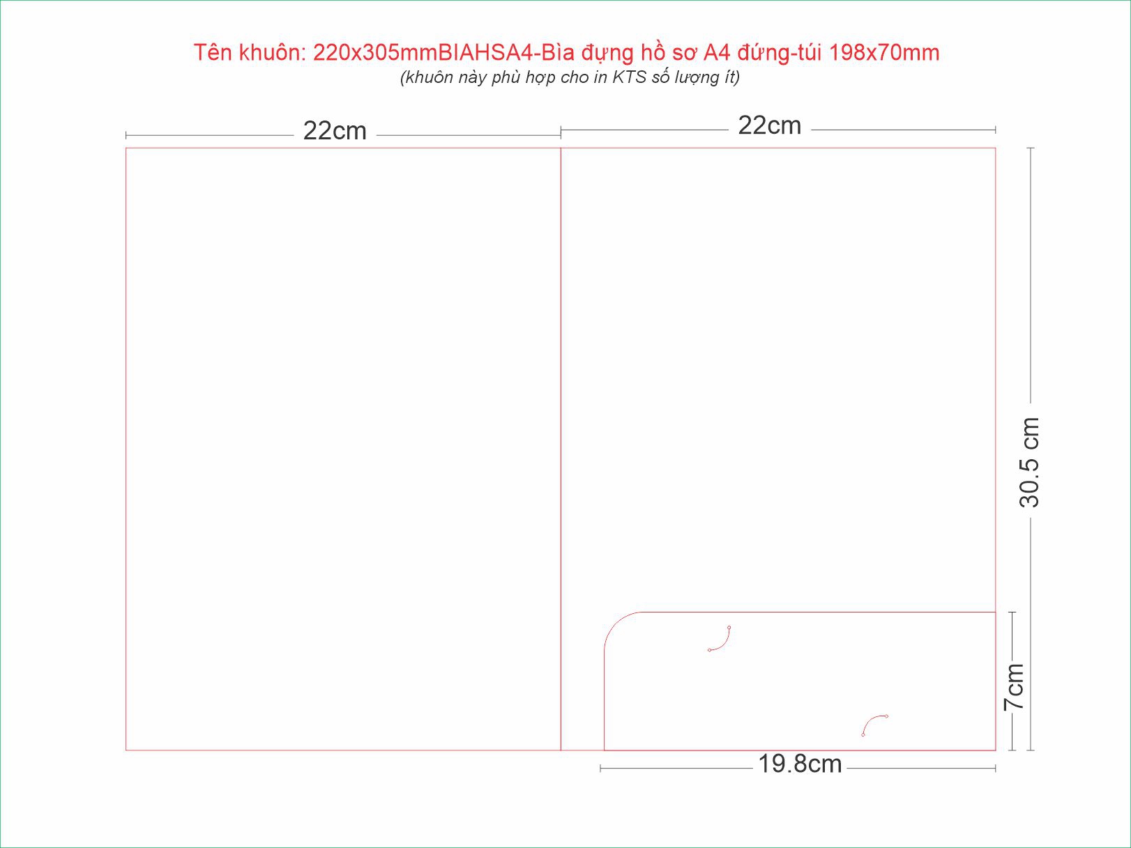 220x305mmBIAHSA4-Bìa đựng hồ sơ A4 đứng-túi 200x70mm