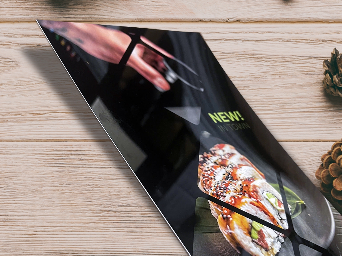 Menu Nhựa PVC 4 lớp dạng tờ MN-07