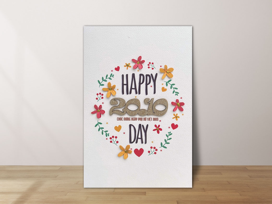 Thiệp Thủ Công 20-10 Trung