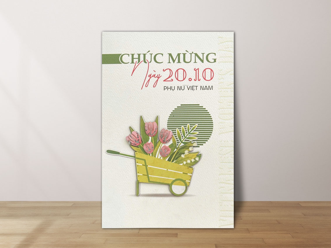 Thiệp Thủ Công 20-10 Trung