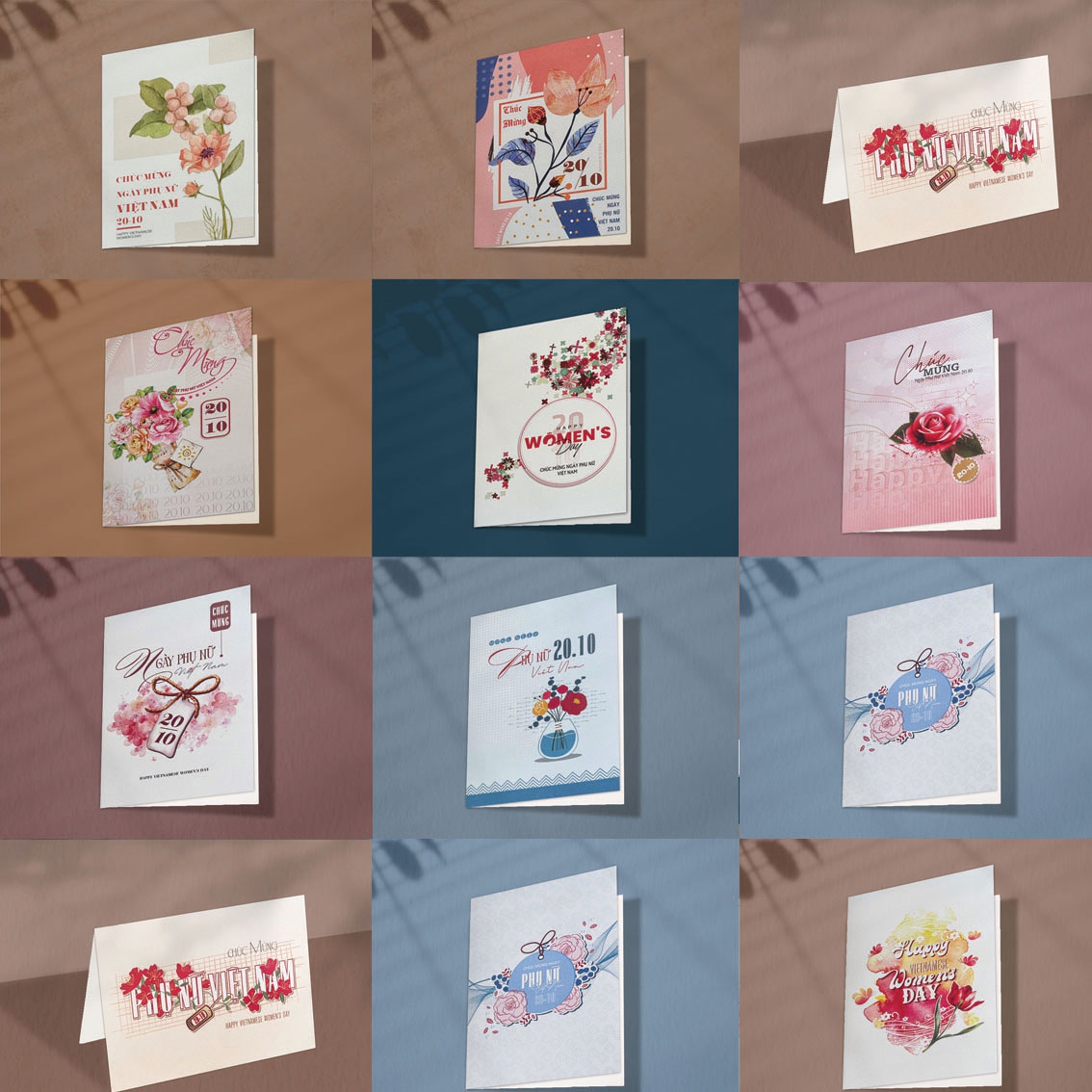 Thiệp In Giấy Gân MT 20-10 Lớn