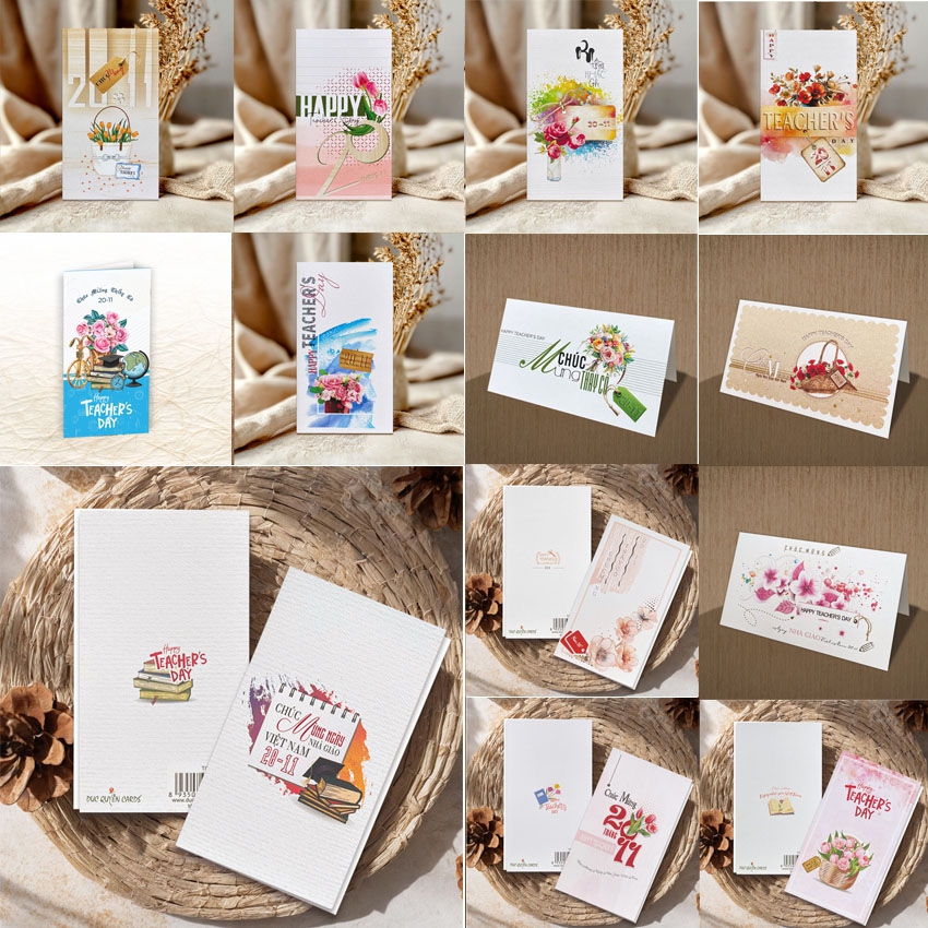 Thiệp In 20-11 Dài trung