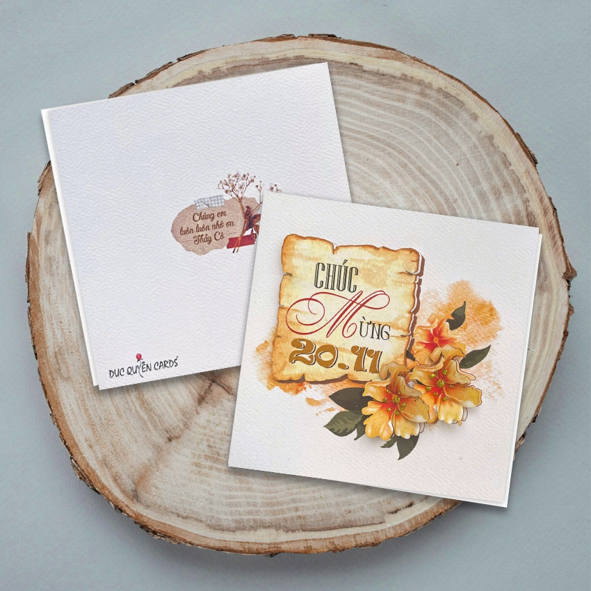 Thiệp Thủ Công 20-11 Nhỏ 