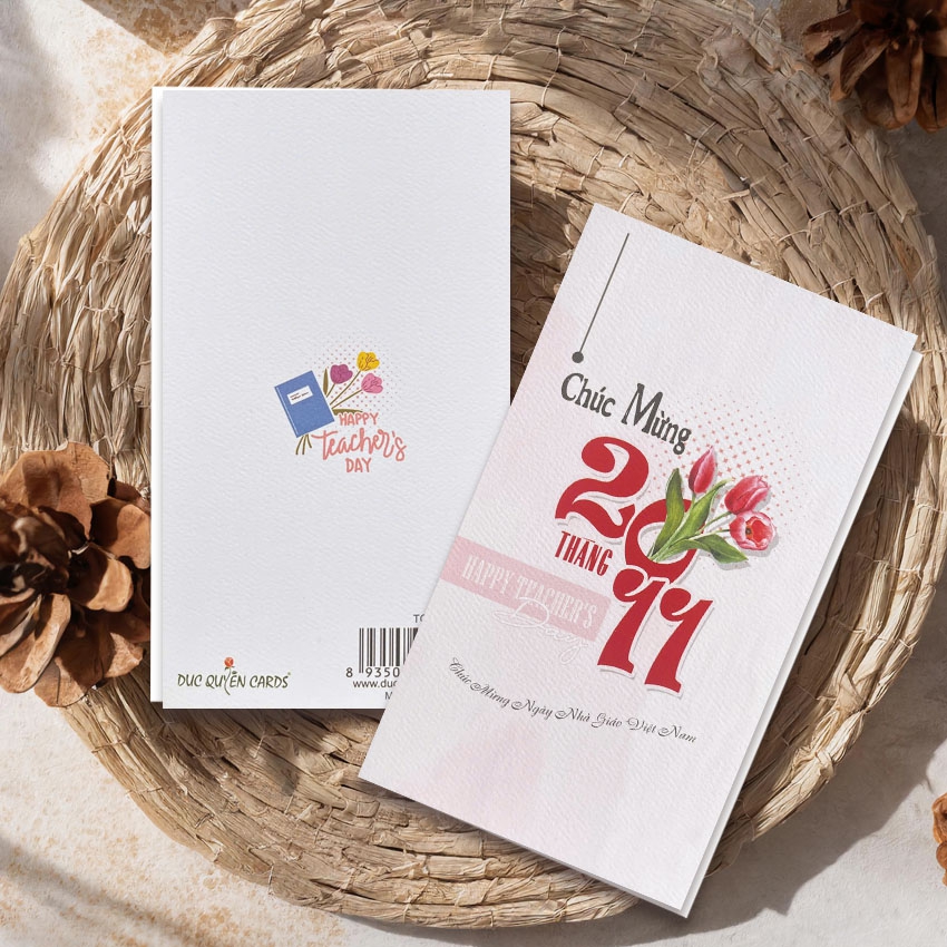 Thiệp In 20-11 Dài trung