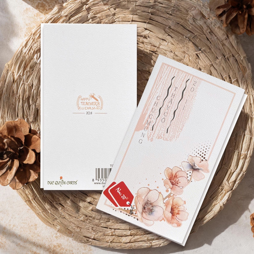 Thiệp In 20-11 Dài trung