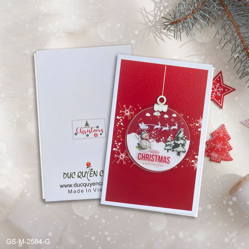 Thiệp Thủ Công Noel Mini 