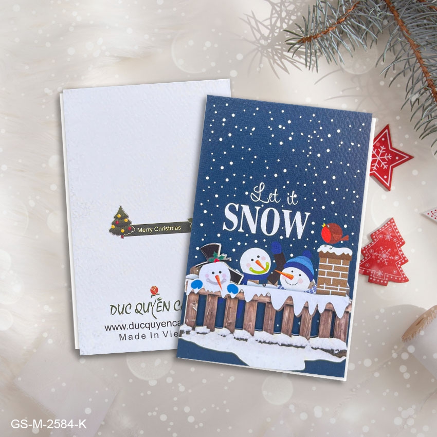 Thiệp Thủ Công Noel Mini 