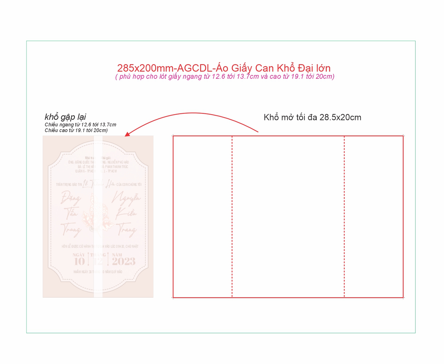 285x200mm-AGCDL-Áo Giấy Can Khổ Đại lớn