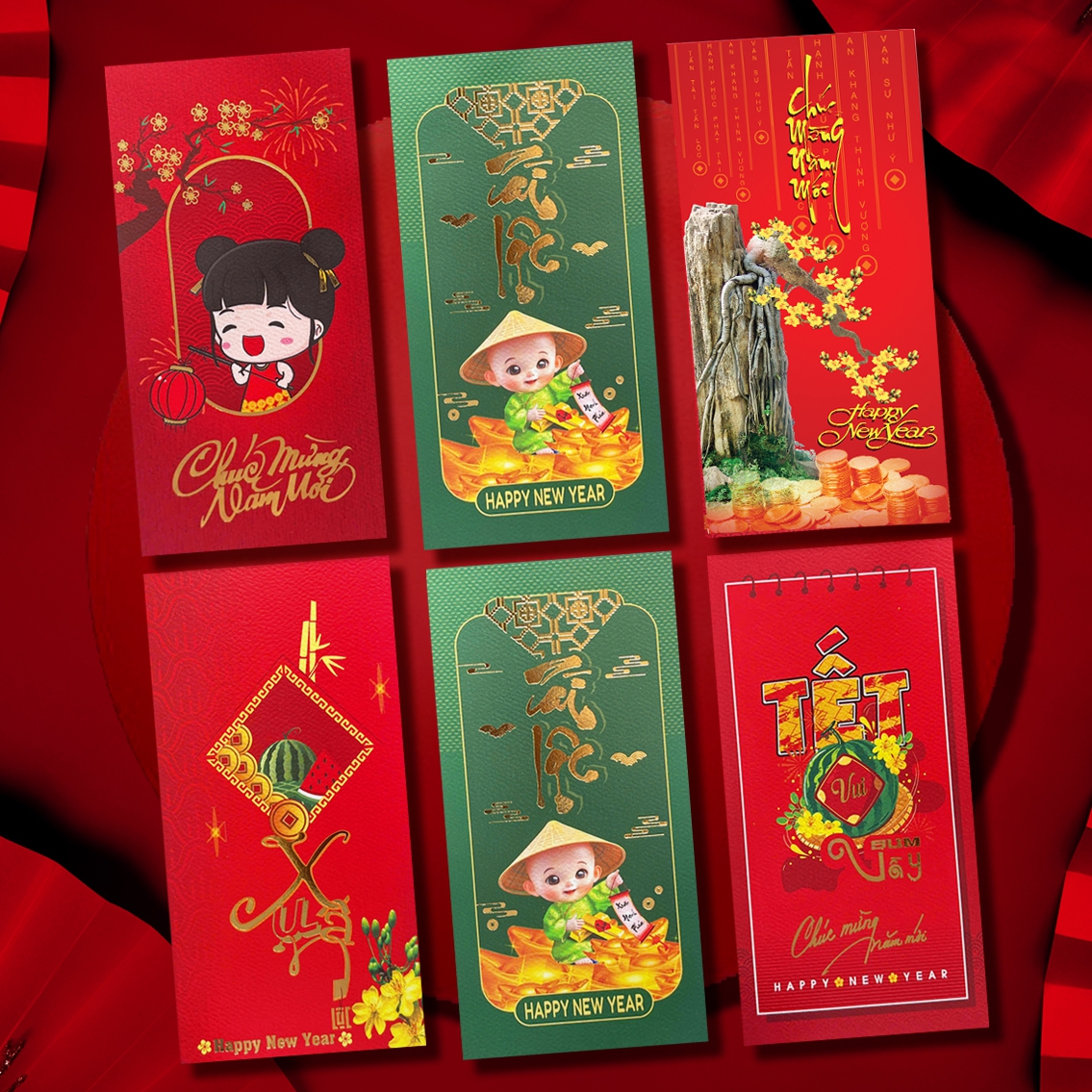 Thiệp In Tết Nhỏ