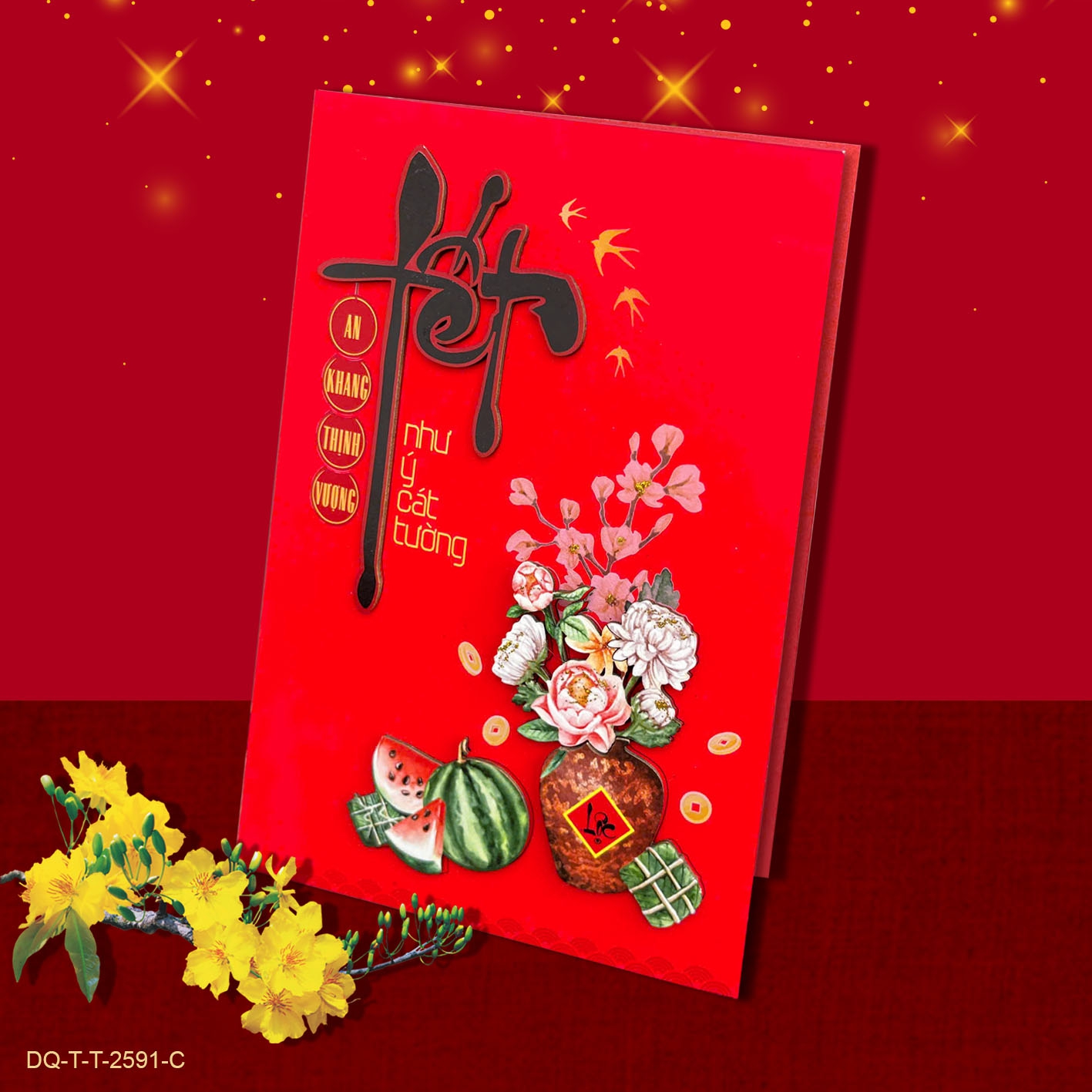 Thiệp Thủ Công Tết Trung