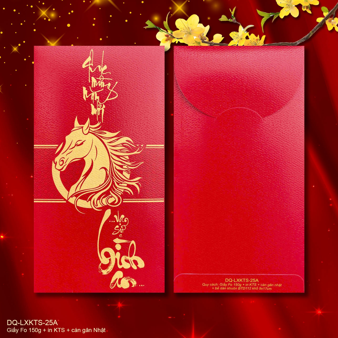 Lì Xì In KTS (khuôn nắp bầu, TP 90X170mm)