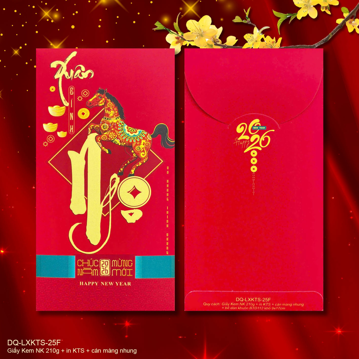 Lì Xì In KTS (khuôn nắp bầu, TP 90X170mm)