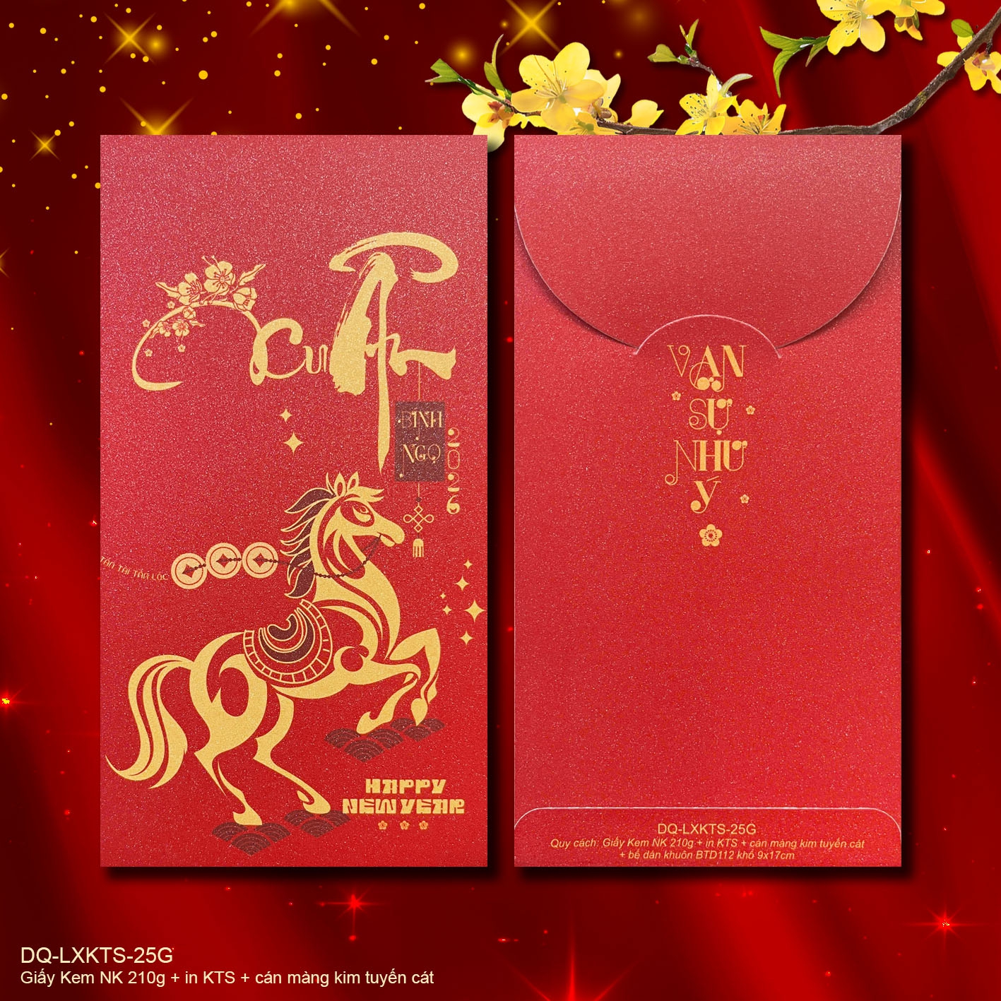 Lì Xì In KTS (khuôn nắp bầu, TP 90X170mm)