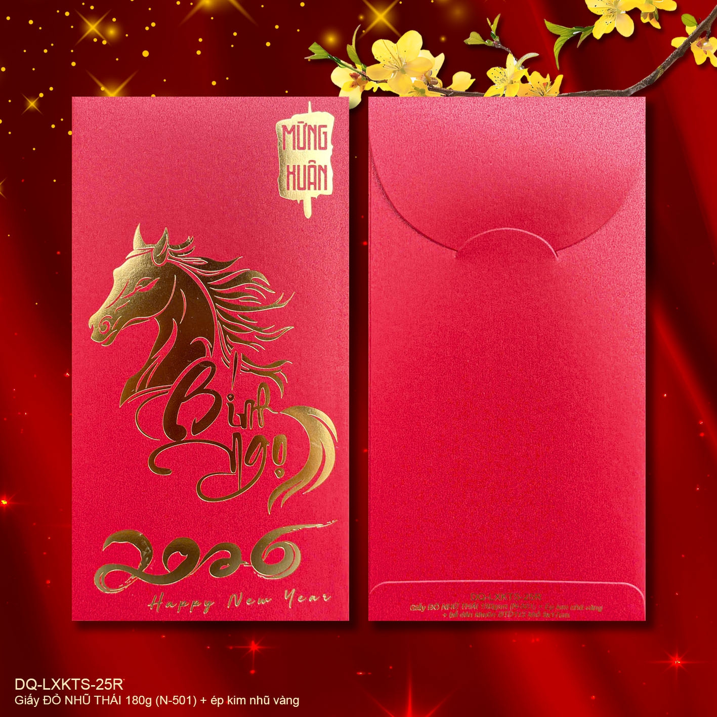 Lì Xì In KTS (khuôn nắp bầu, TP 90X170mm)