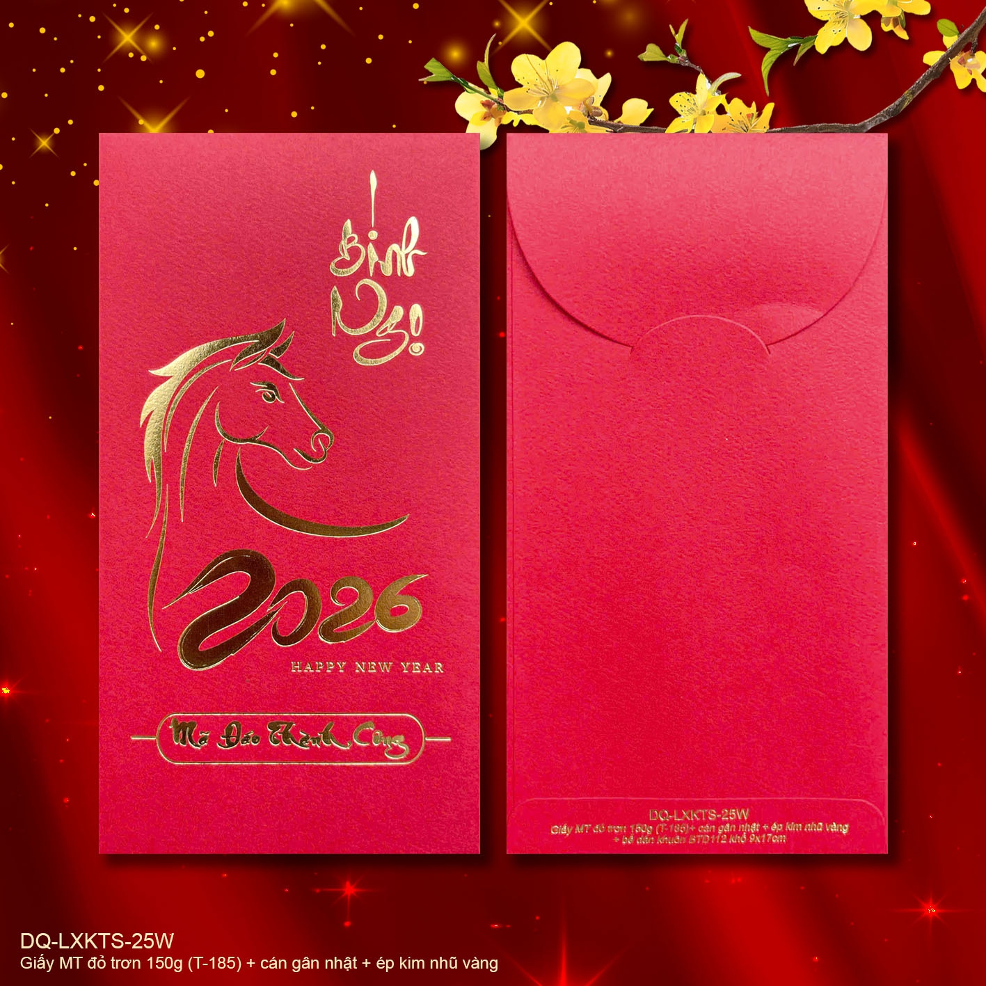 Lì Xì In KTS (khuôn nắp bầu, TP 90X170mm)