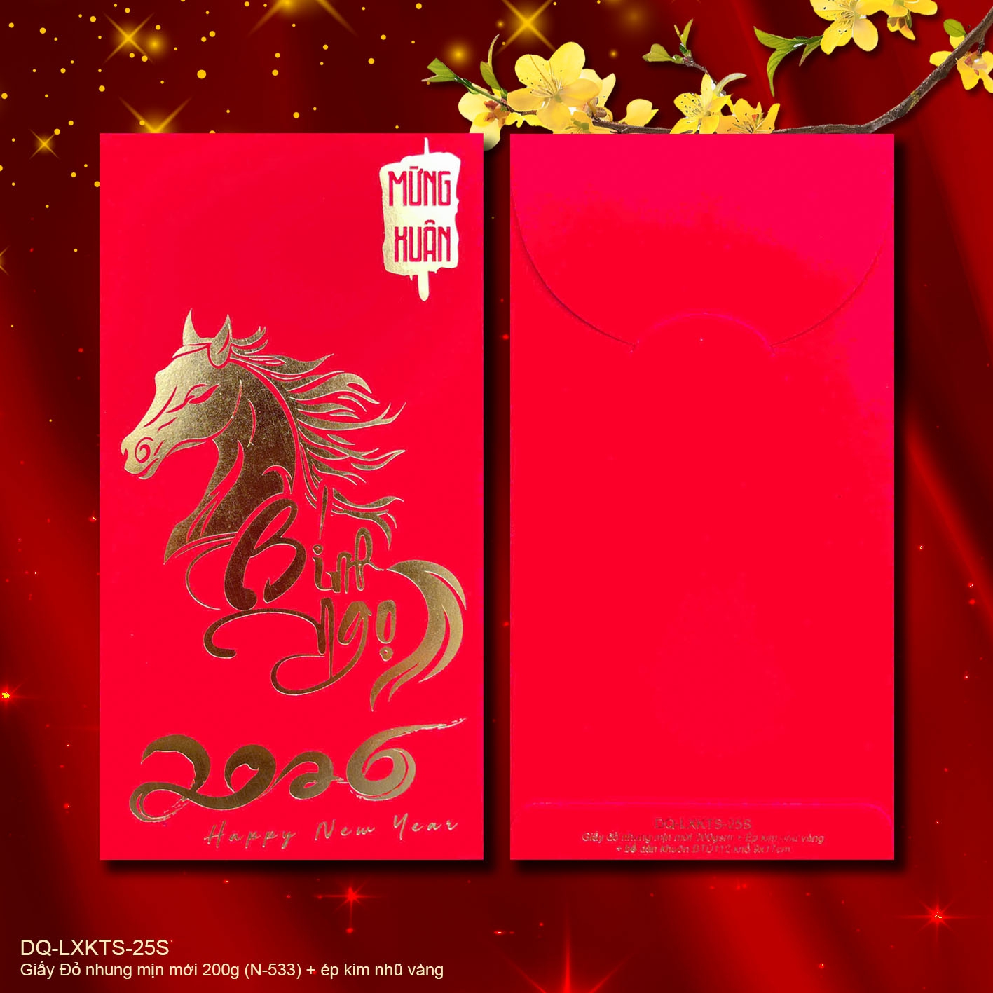 Lì Xì In KTS (khuôn nắp bầu, TP 90X170mm)