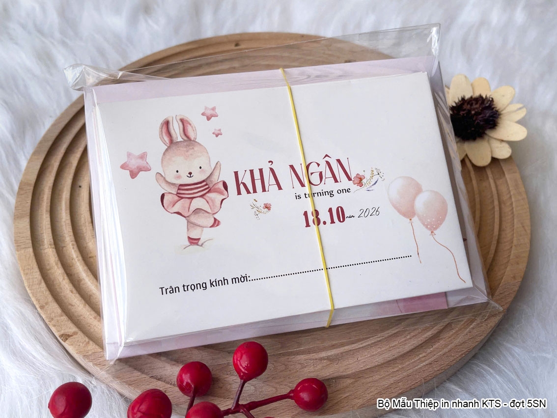 Bộ mẫu THIỆP KTS đợt 5 Sinh nhật
