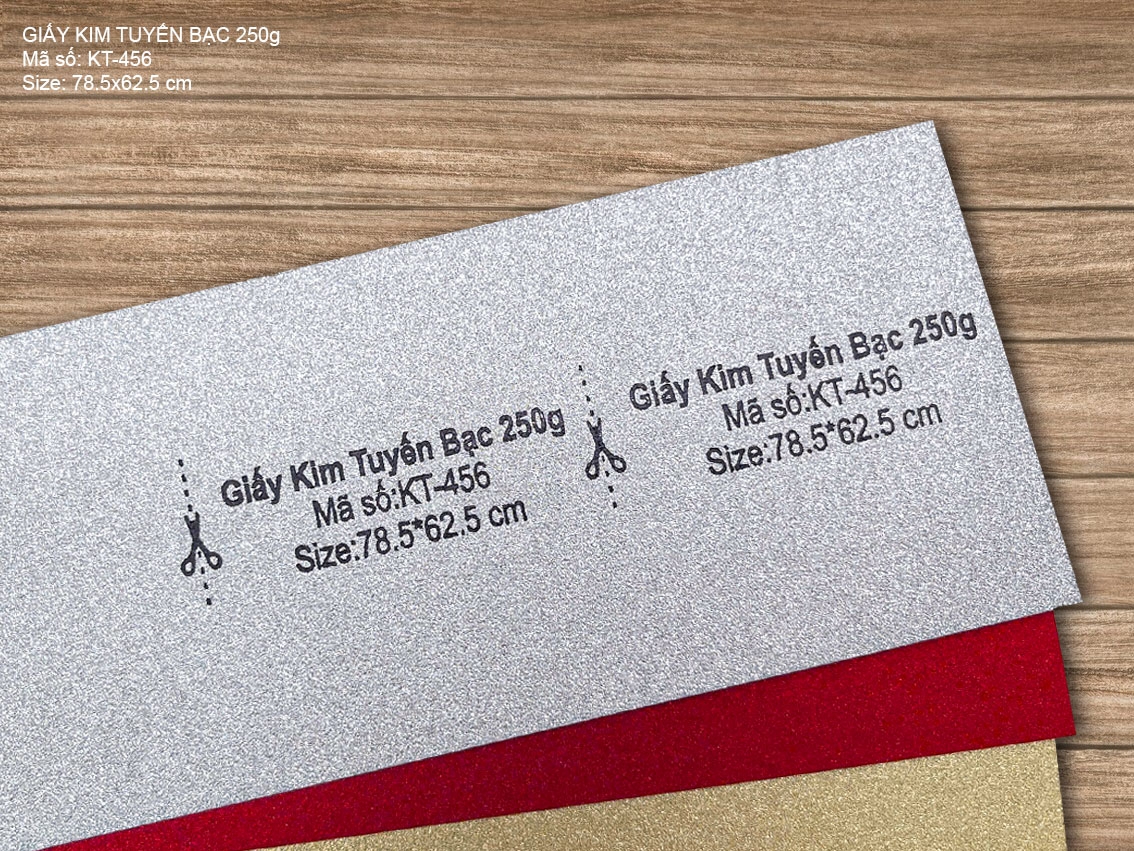 Giấy Kim Tuyến Bạc 250g (KT-456)