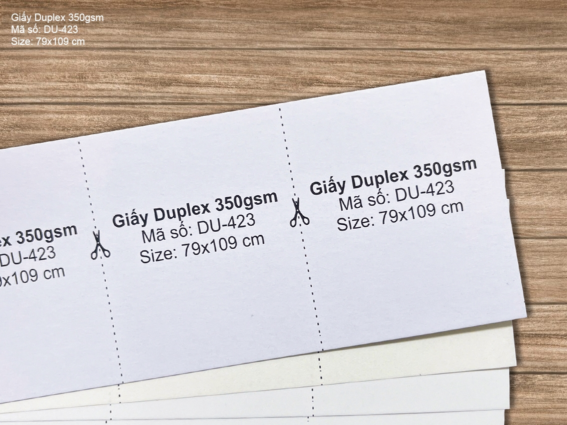Giấy Duplex 350gsm (DU-423) 