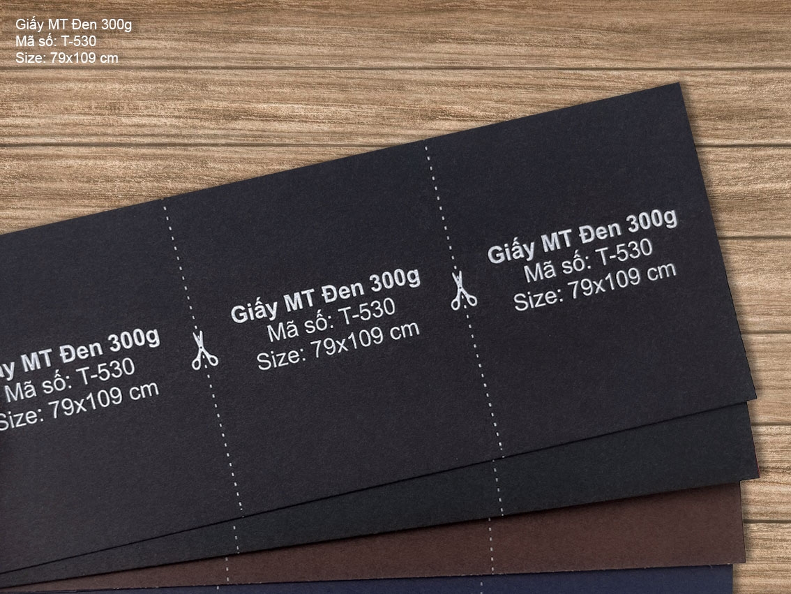 Giấy MT Đen 300g (T-530)