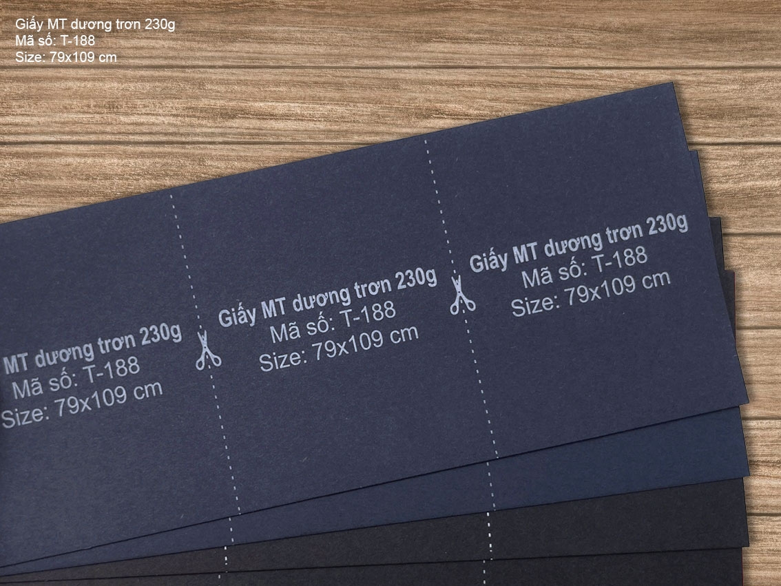 Giấy MT dương trơn 230g (T-188) 