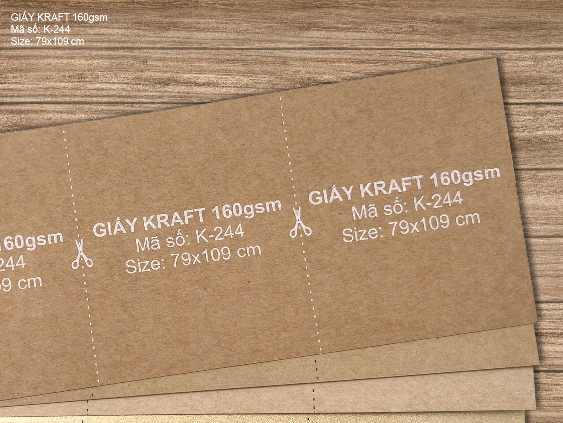GIẤY KRAFT 160gsm (K-244)