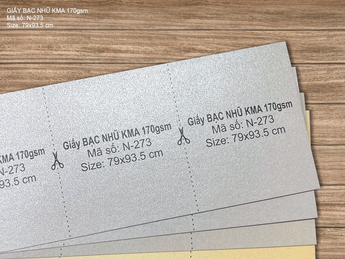 GIẤY BẠC NHŨ KMA 170gsm (N-273)