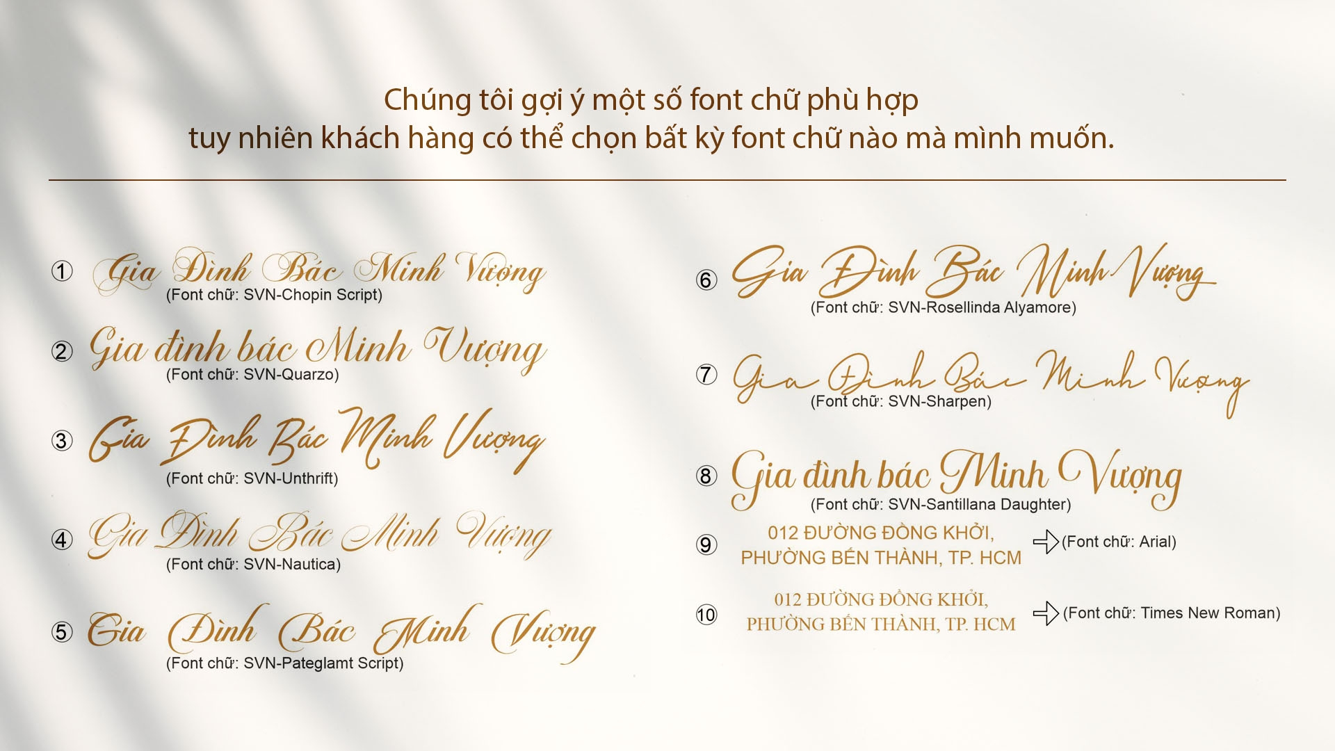 In Tên Khách Mời lên Bao Thư Thiệp Cưới Khách Nước Ngoài - Việt Kiều