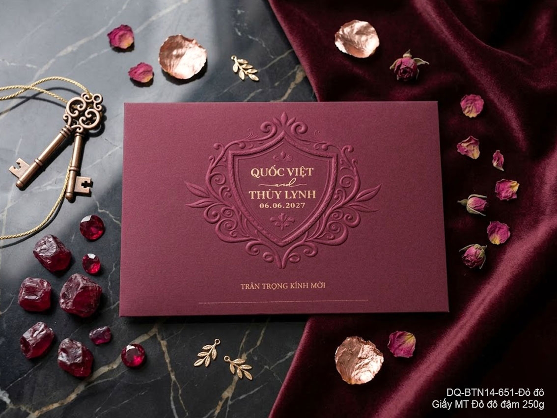 DQ-BTN114-651-Đỏ đô đậm