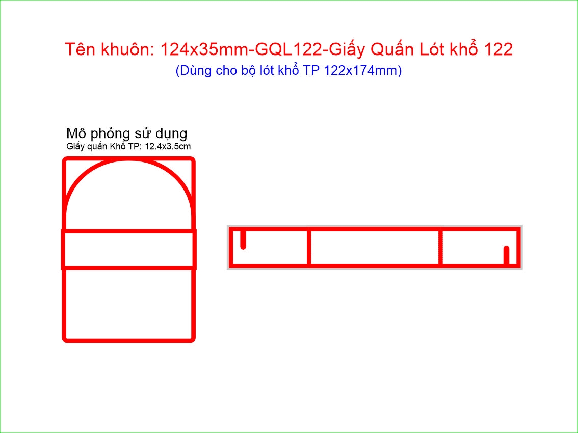 124x35mm-GQL122-Giấy Quấn Lót khổ 122