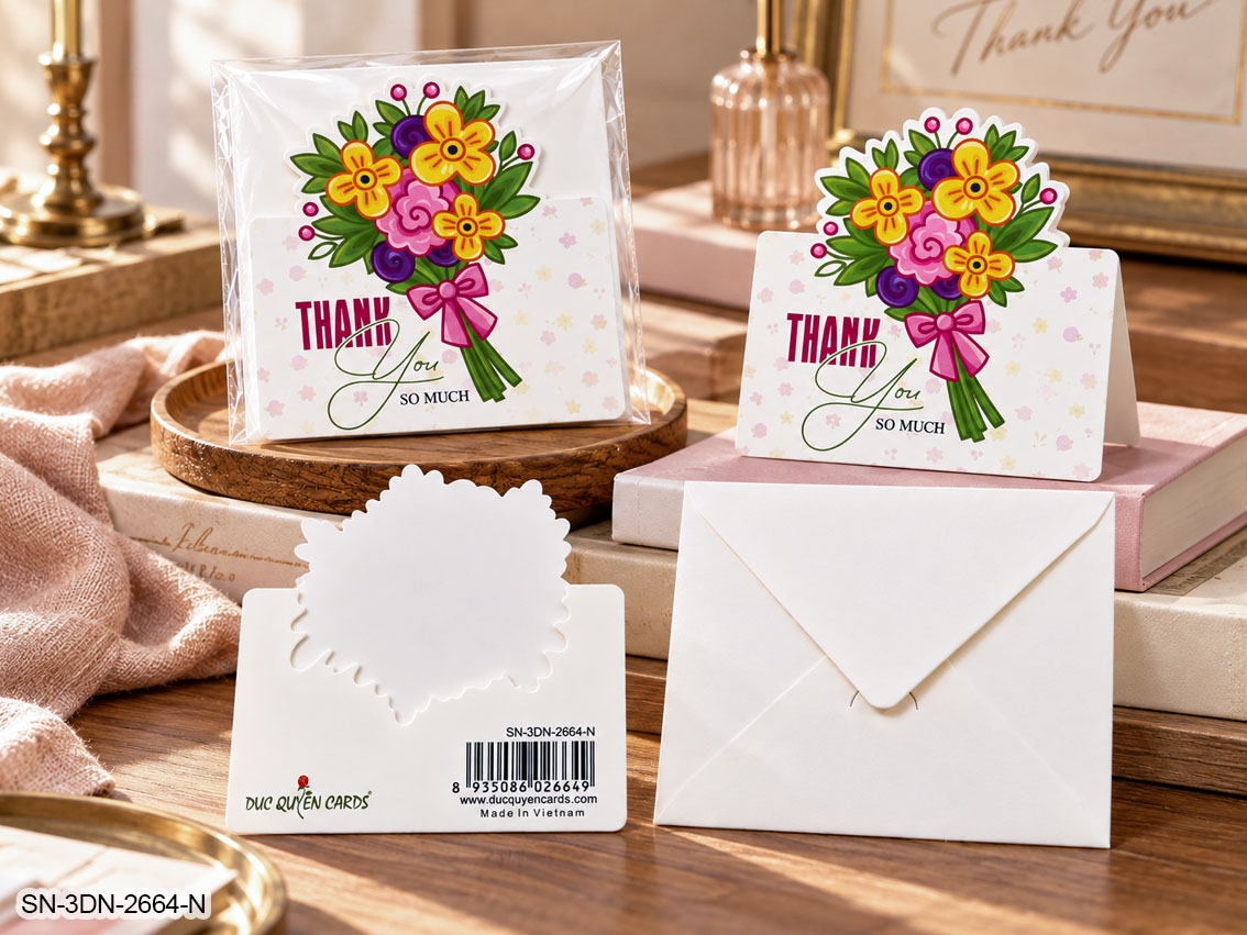 Thiệp In Gập 3D - SN Nhỏ